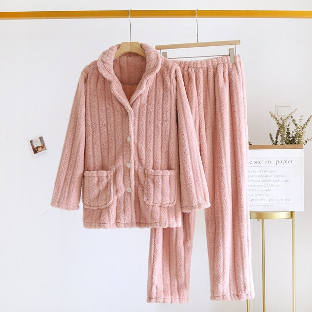 Winter Couple Pajamas Suit