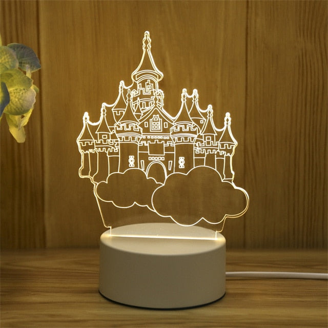 Kids 3D LED Creative Night Lamp