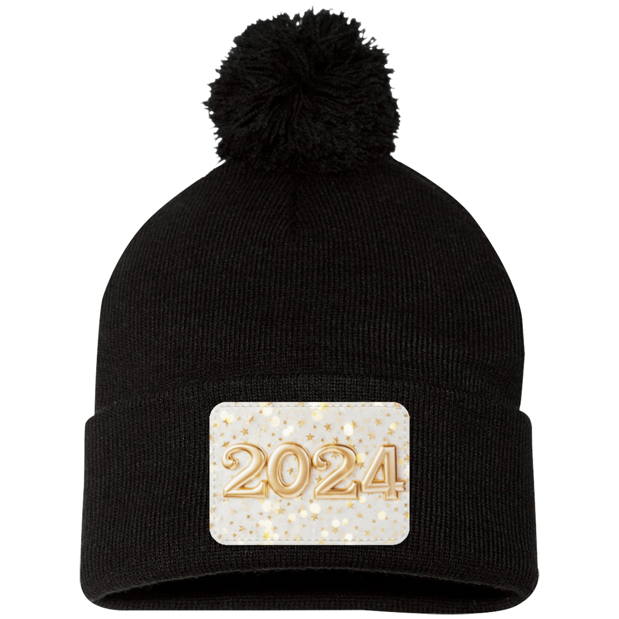 SP15 Pom Pom Knit Cap - Patch