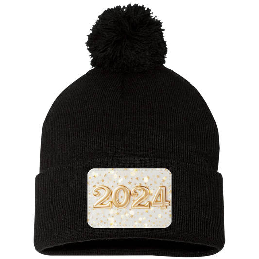 SP15 Pom Pom Knit Cap - Patch