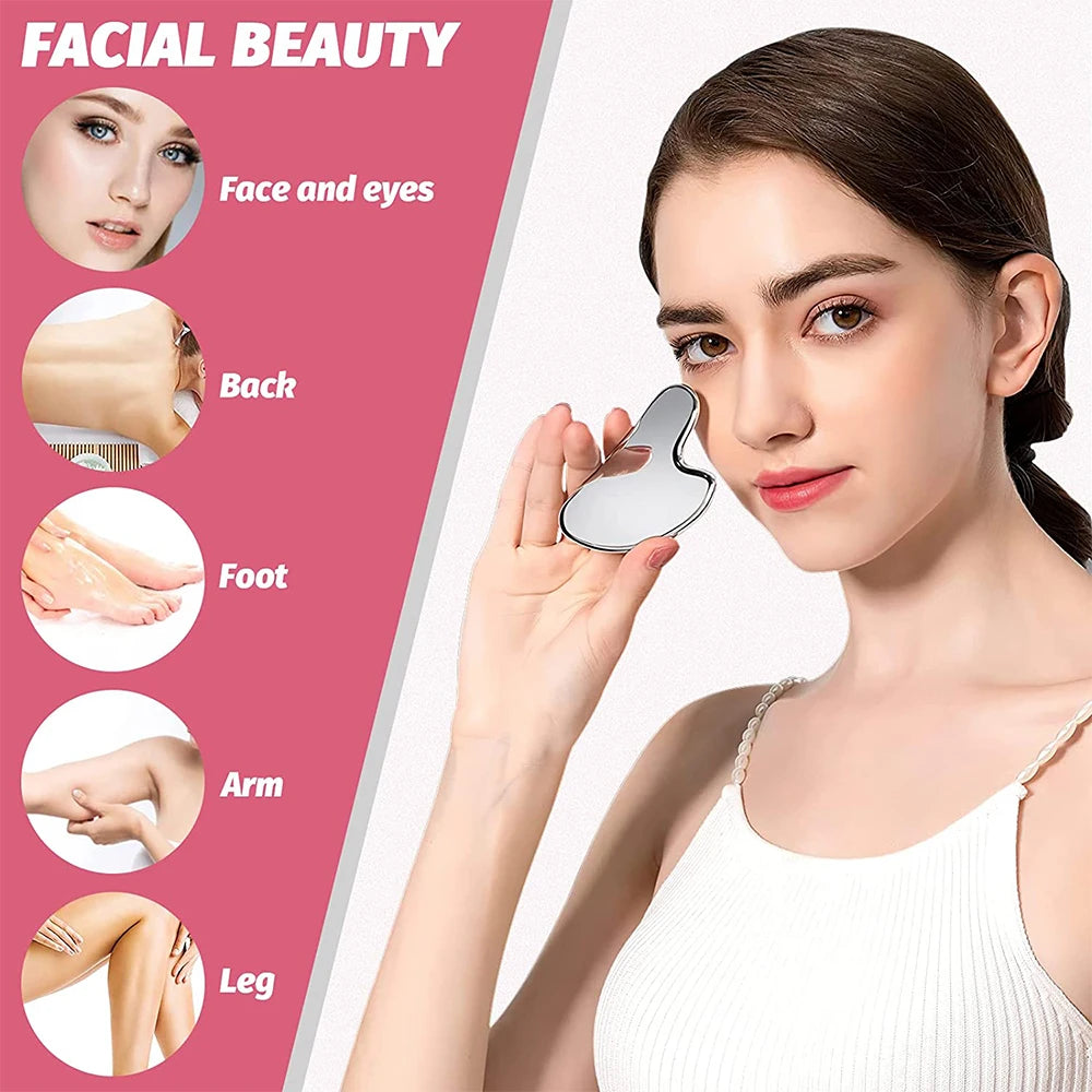 Stainless Steel Gua Sha Facial Tool