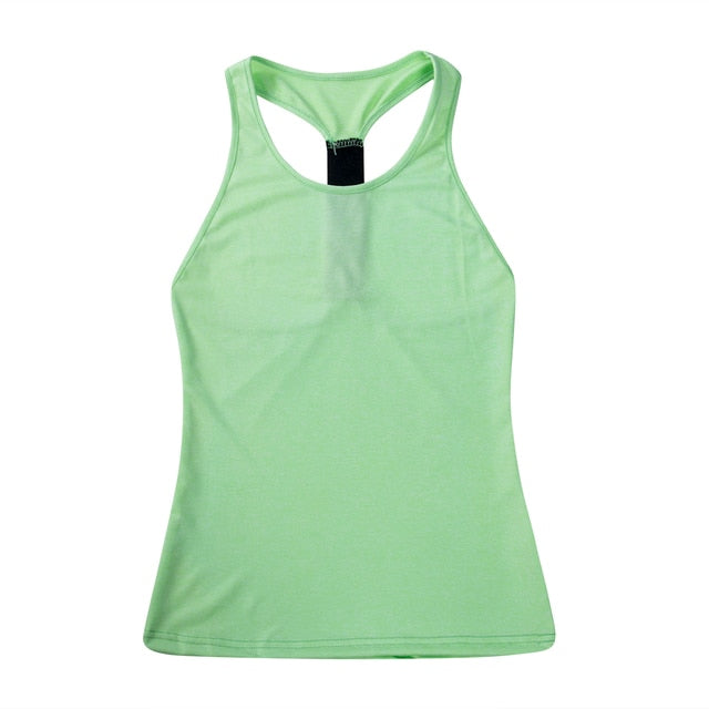 Casual Sleeveless Women  Yoga Shirts