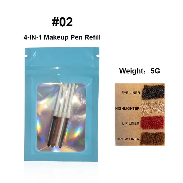 4 In 1 Face Makeup Pen Eyebrow