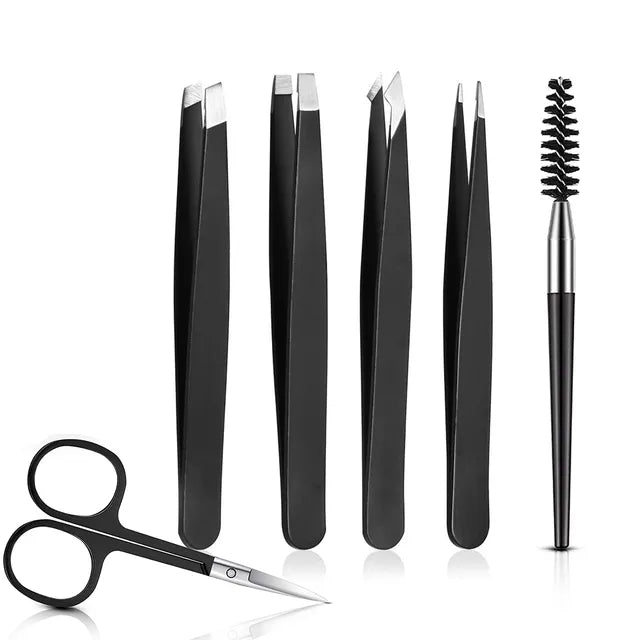 6-Piece Eyebrow Tweezers Set