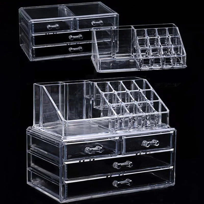 Acrylic Transparent Makeup Organizer